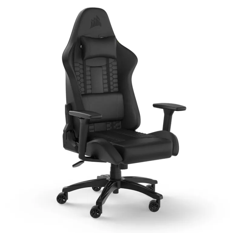 Silla Corsair TC100 Relaxed Leatherette Gaming Negro
