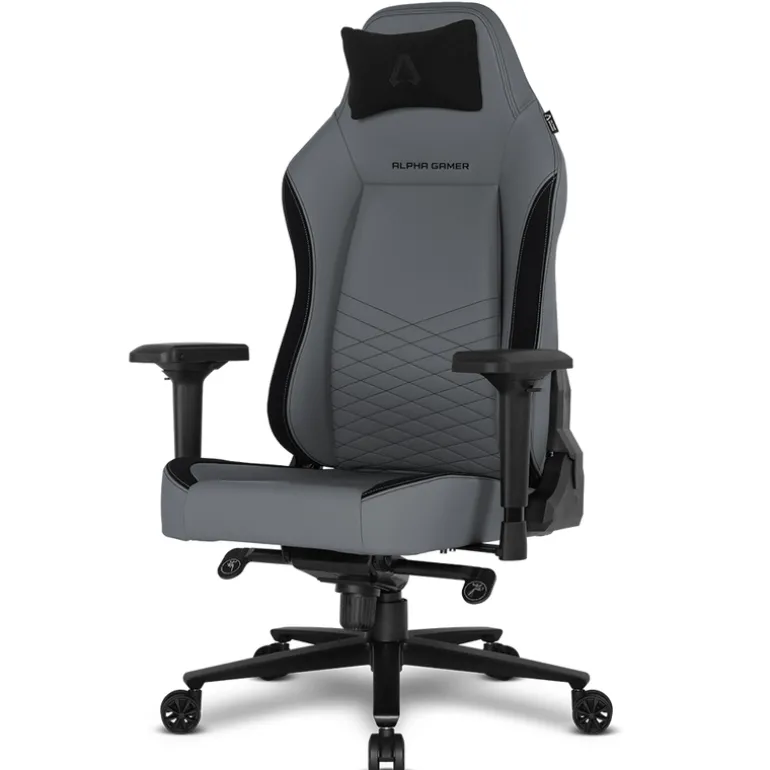 Silla Gaming Alpha Gamer Alegra Gris