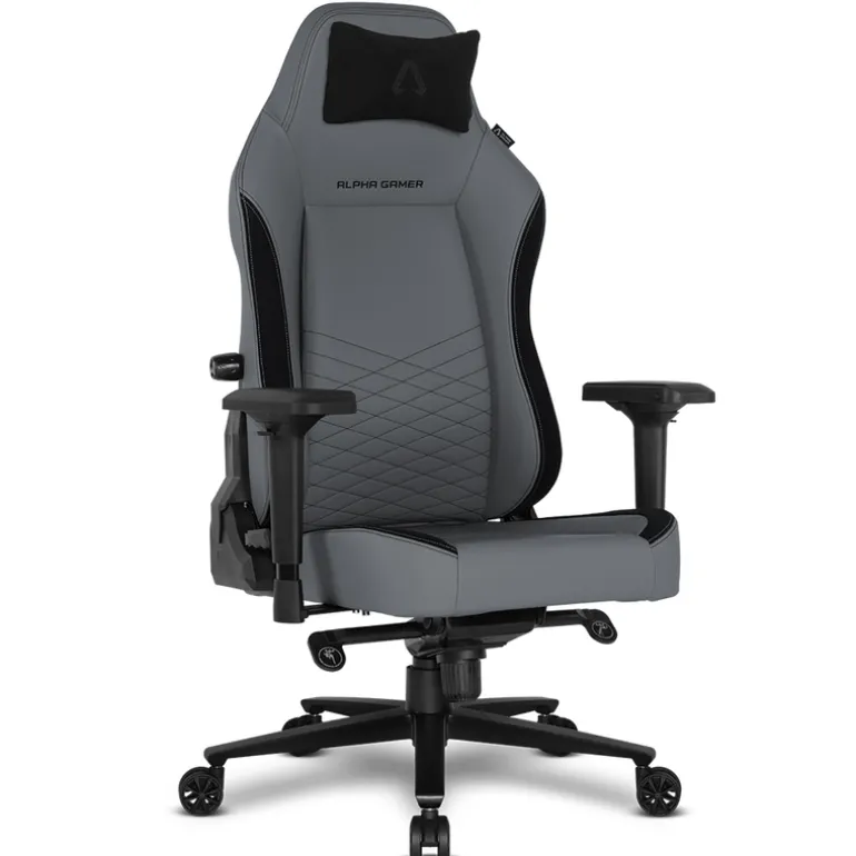 Silla Gaming Alpha Gamer Alegra Gris