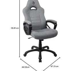 Silla Gaming Arozzi Enzo Woven Fabric Gris