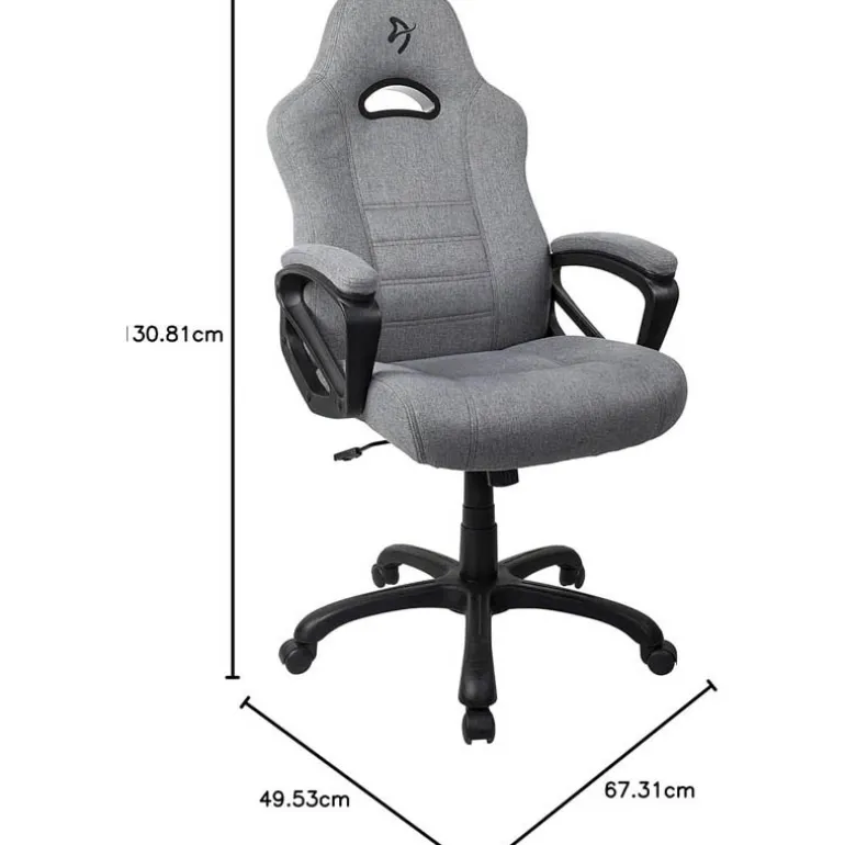 Silla Gaming Arozzi Enzo Woven Fabric Gris