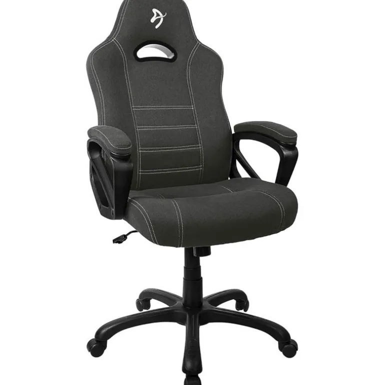 Silla Gaming Arozzi Enzo Woven Fabric Negro Gris