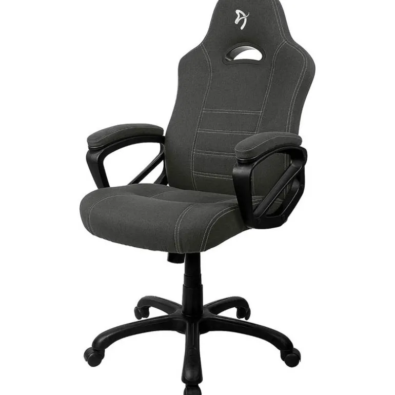 Silla Gaming Arozzi Enzo Woven Fabric Negro Gris