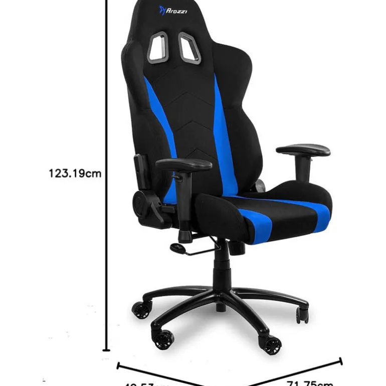 Silla Gaming Arozzi Inzio Fabric Azul
