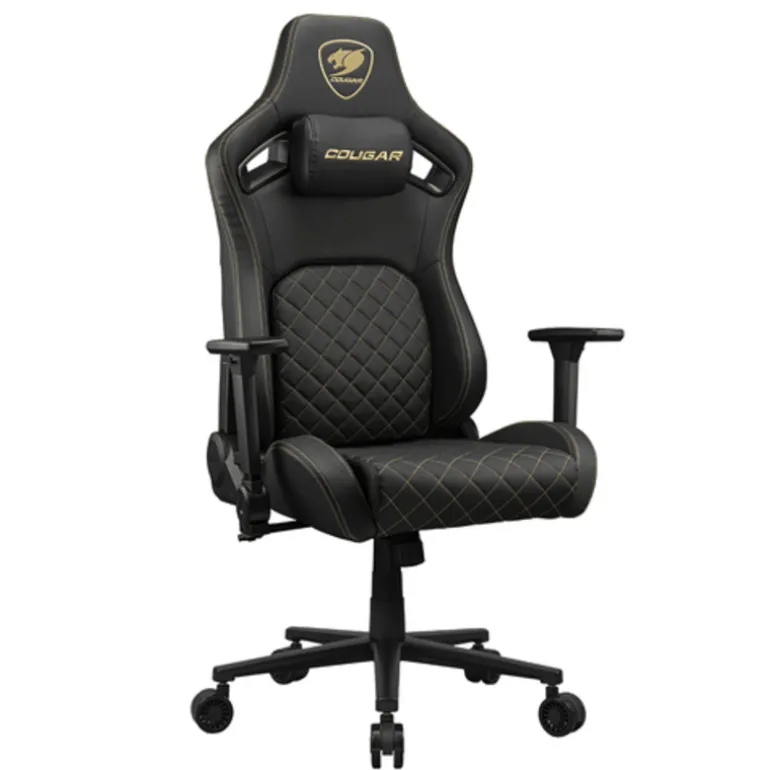 Silla Gaming Cougar Defensor Negro/Dorado
