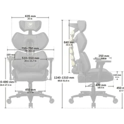 Silla Gaming Cougar Terminator Elite Negro