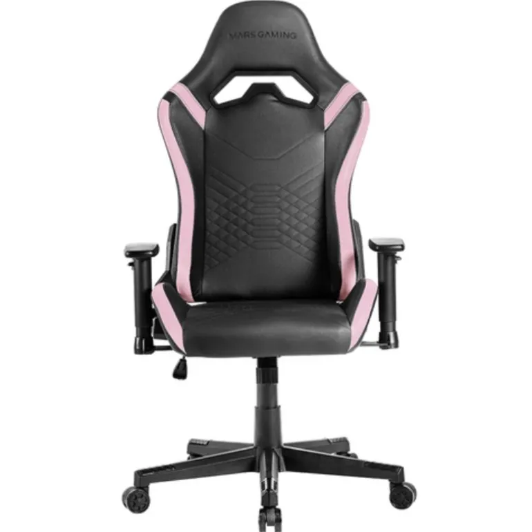 Silla Gaming Mars Gaming MGC Pro Cuero Negro/Rosa