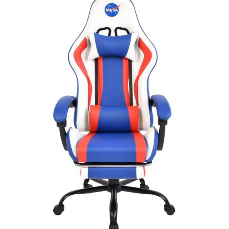 Silla Gaming NASA Discovery Blanco Azul