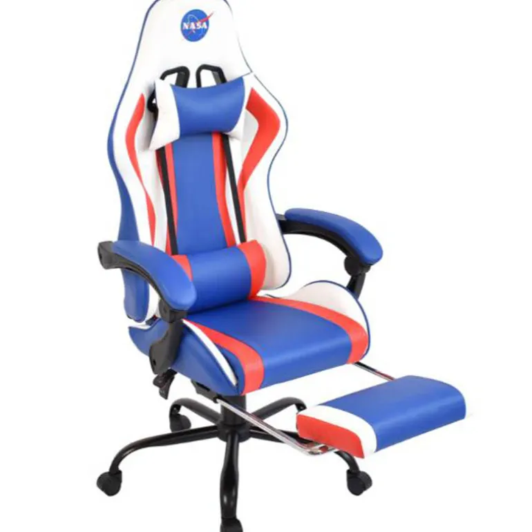 Silla Gaming NASA Discovery Blanco Azul