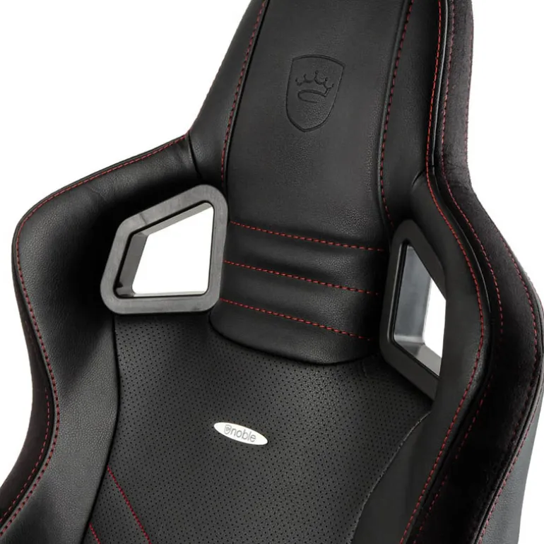 Silla Gaming Noblechairs Epic PU Cuero Negro Rojo