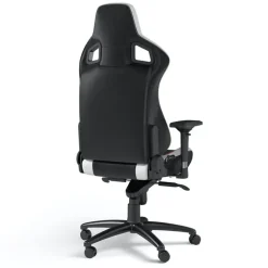 Silla Gaming Noblechairs Epic Real Cuero Blanco Rojo