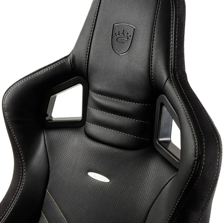 Silla Gaming Noblechairs Epic PU Cuero Negro Dorado