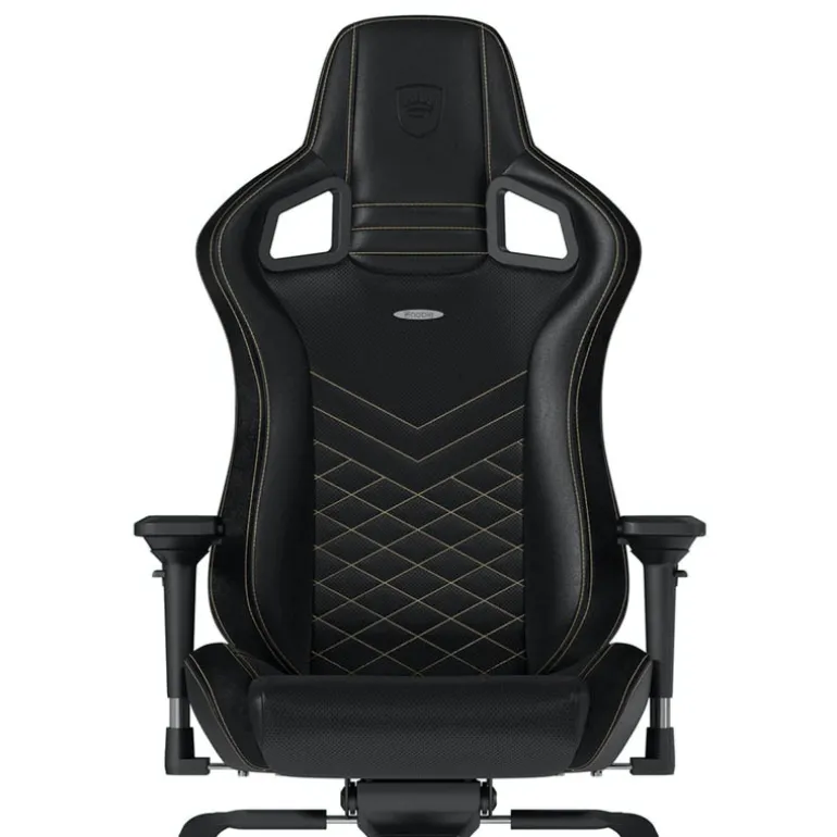 Silla Gaming Noblechairs Epic PU Cuero Negro Dorado