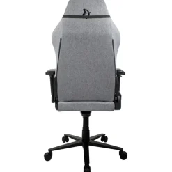 Silla Oficina Arozzi Primo Woven Fabric Gris Logo Negro