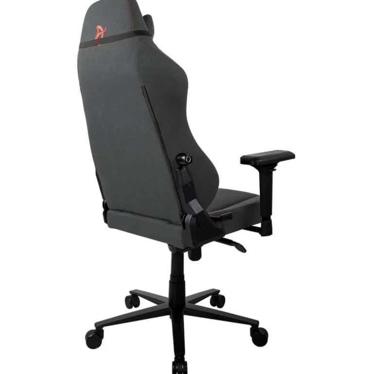 Silla Oficina Arozzi Primo Woven Fabric Logo Rojo