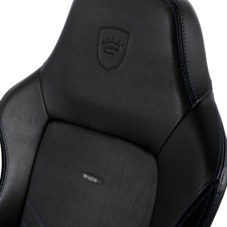 Silla Oficina Noblechairs Hero PU Cuero Negro Azul