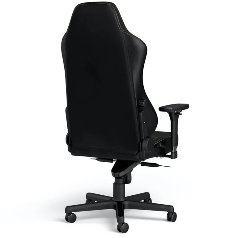 Silla Oficina Noblechairs Hero PU Cuero Negro Dorado