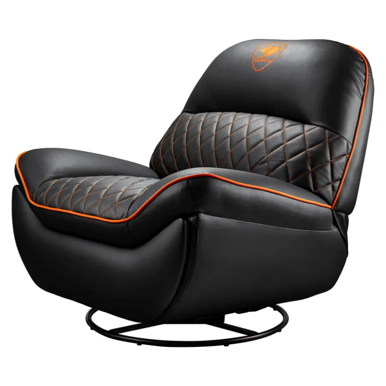 Sillón Gaming Cougar Overlord Negro/Naranja