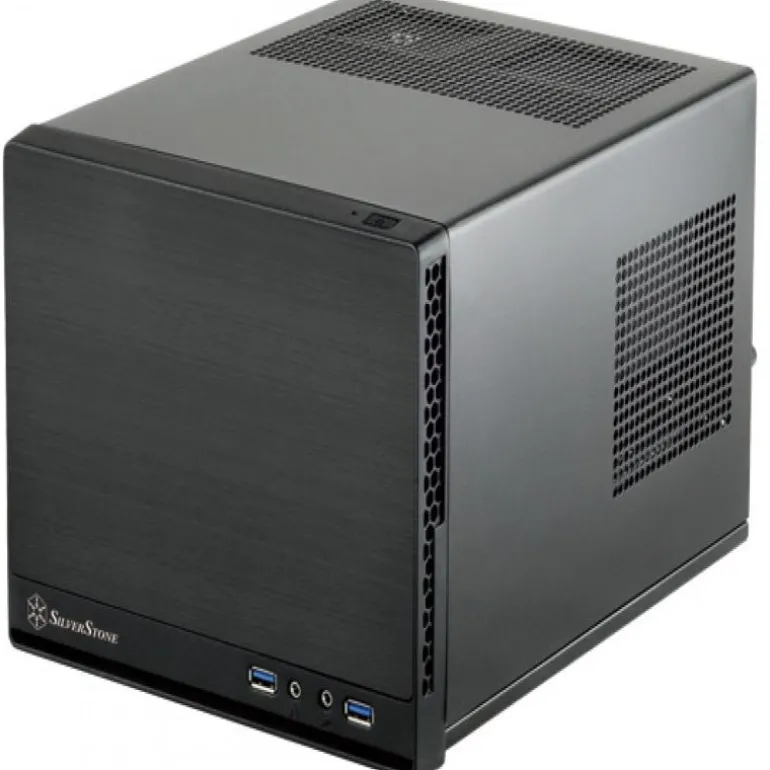 SilverStone SST-SG13B-Q Sugo Negro - Caja/Torre