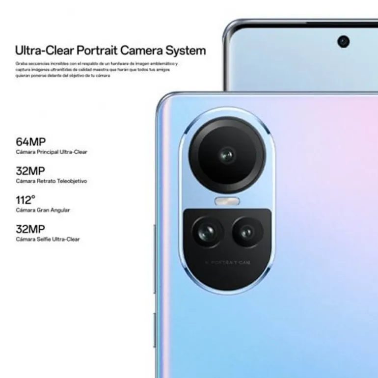 Smartphone/Móvil Oppo Reno 10 6.7" 8GB 256GB 5G Azul