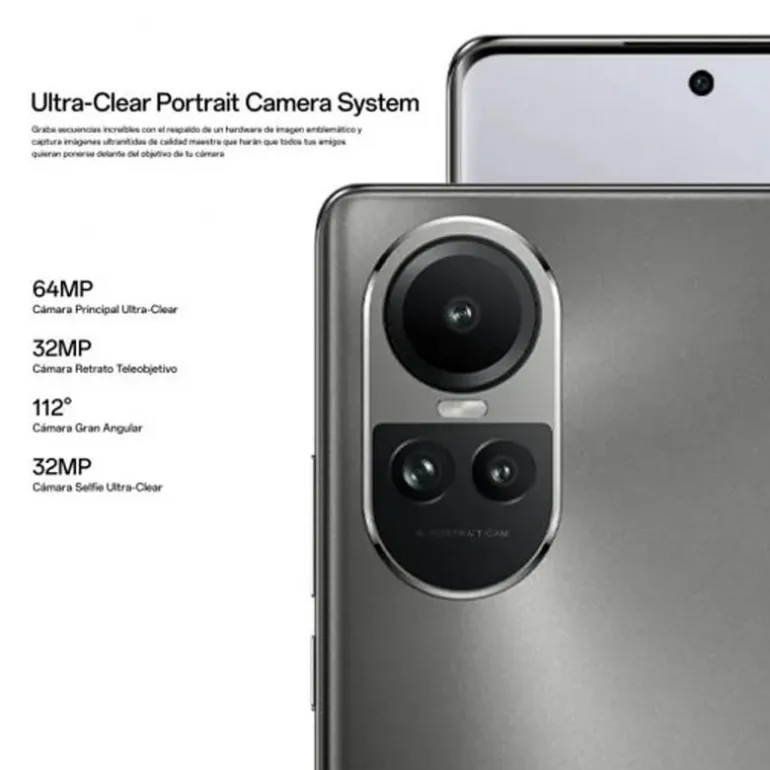 Smartphone/Móvil Oppo Reno 10 5G 6.7" 8GB 256GB Gris