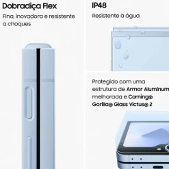 Smartphone/Móvil Samsung Galaxy Z Flip6 6.7" 12GB 512GB 5G Azul