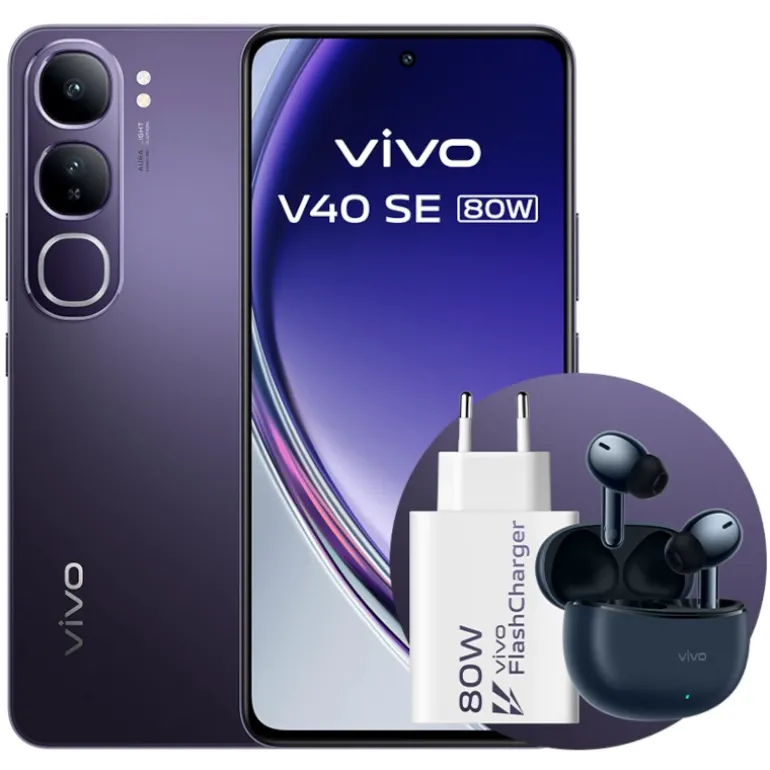 Smartphone/Móvil Vivo V40 SE 80W 6.7" 8GB 256GB 5G Negro Imperial