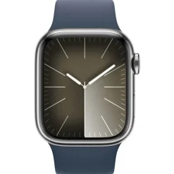 Smartwatch Apple Watch Series 9 41mm Caja Acero Plata Correa Deportiva Azul M/L