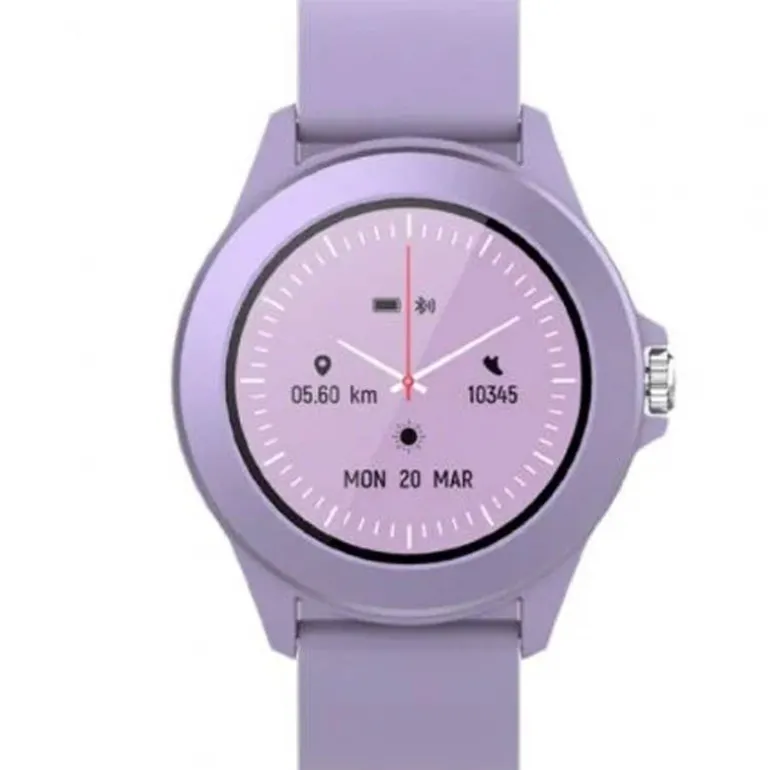 Smartwatch Forever Colorum CW-300 1.22" IPS Bluetooth 5.3 Purpura
