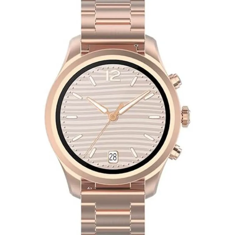 Smartwatch Forever Verfi SW-800 1.3" AMOLED Bluetooth 5.3 Dorado