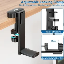 Soporte Auriculares KDD Giratorio 2 En 1
