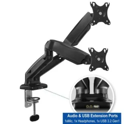 Soporte Ewent EW1516 Sobremesa Dual 13/27