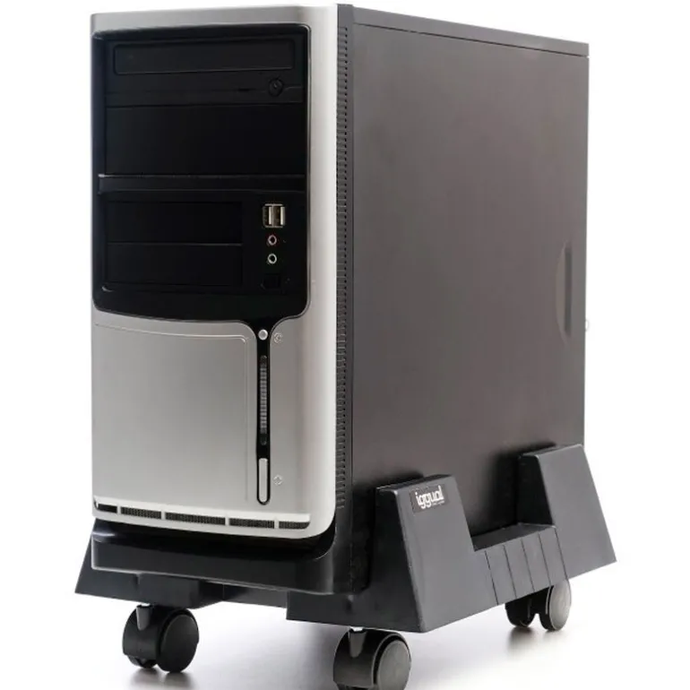 Soporte iggual SOP1 Para CPU Ajustable Con Ruedas