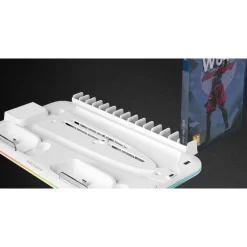 Soporte Mars Gaming MPS5-B2 Multifunción RGB Para PS5 Blanco