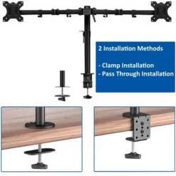 Soporte Monitor Ewent EW1512 Brazo Dos Monitores 13-27