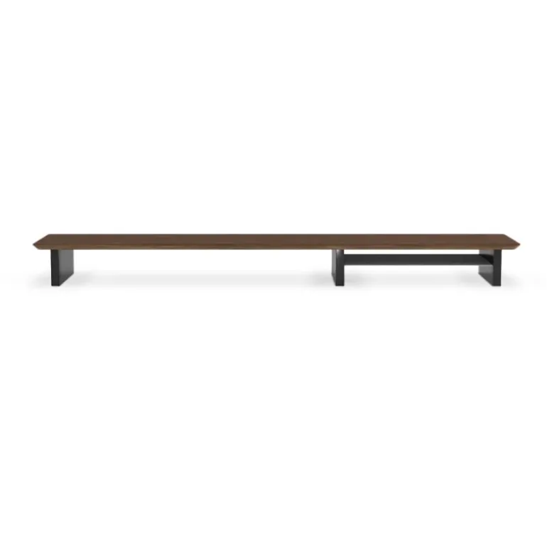 Soporte Monitor Phoenix Harmony Elevador Madera Marrón