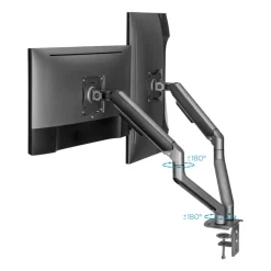 Soporte Tooq DB4132TNR-G Sobremesa Dual 17/32