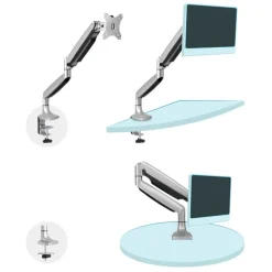 Soporte TooQ DB3032TNR-S Soporte Monitor Giratorio 13