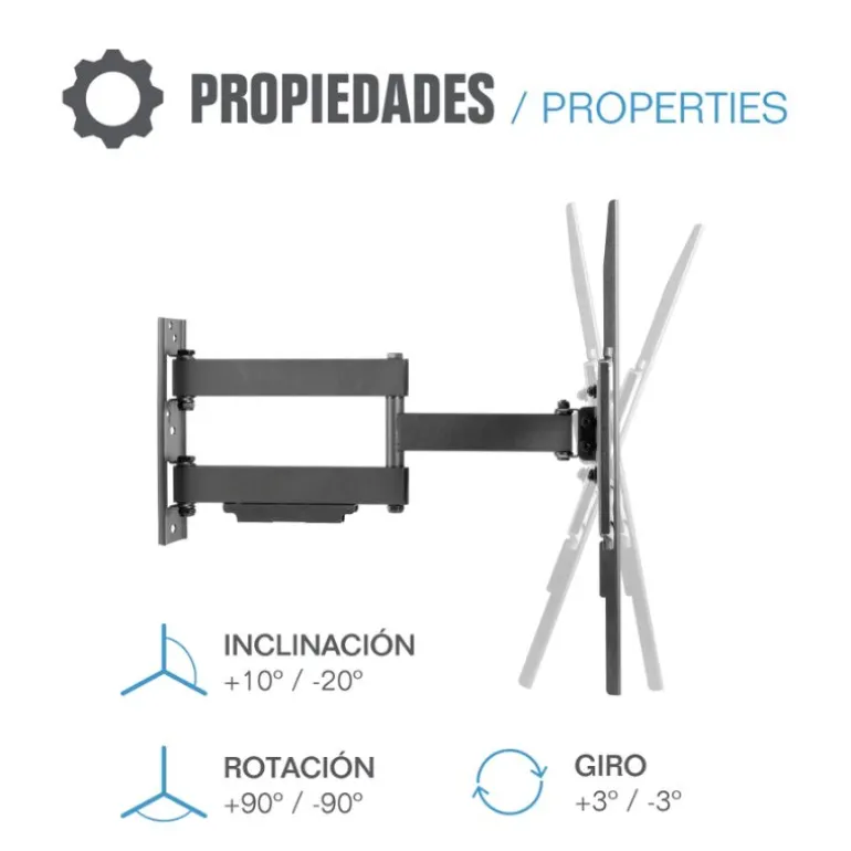 Soporte TV iggual SPTV13 37-70 50kg Pared Full