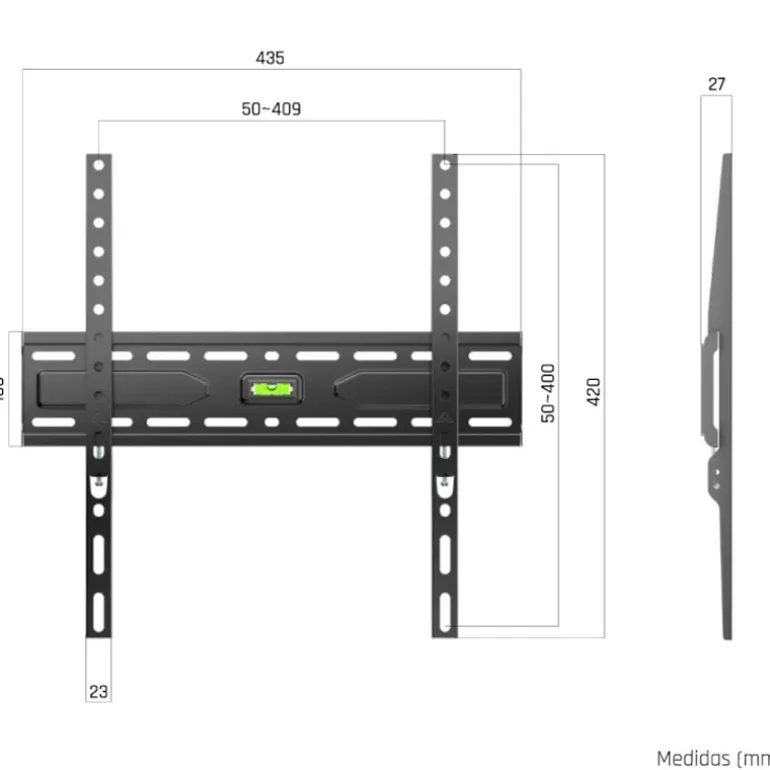 Soporte TV iggual SPTV11-L De Pared Fijo 21"-75" 45Kg