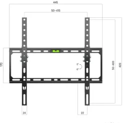 Soporte TV iggual SPTV15-L De Pared Incl 21