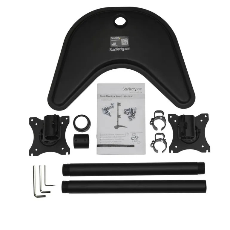 Soporte Vertical Startech.com Base Ajustable VESA Para 2 Monitores 27"