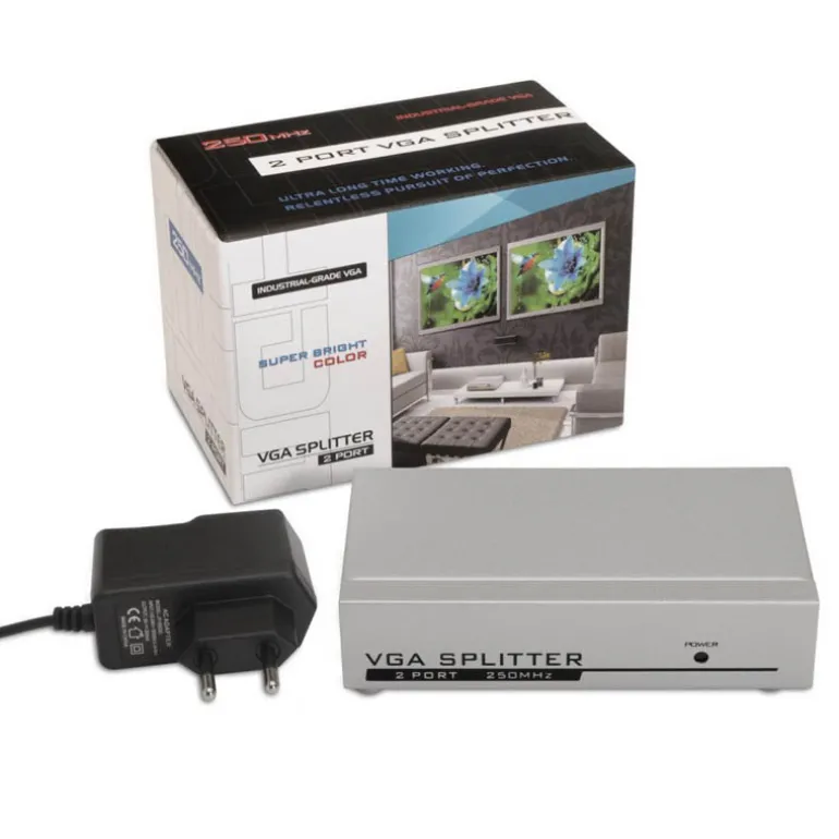 Splitter Aisens A116-0084 1 VGA 2 Puertos