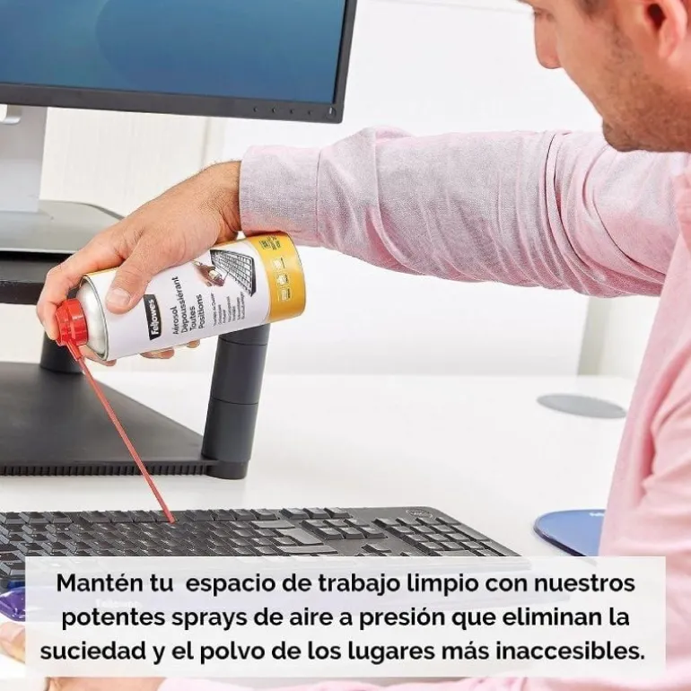 Spray Aire Comprimido Fellowes 9974804 Capacidad 200ml