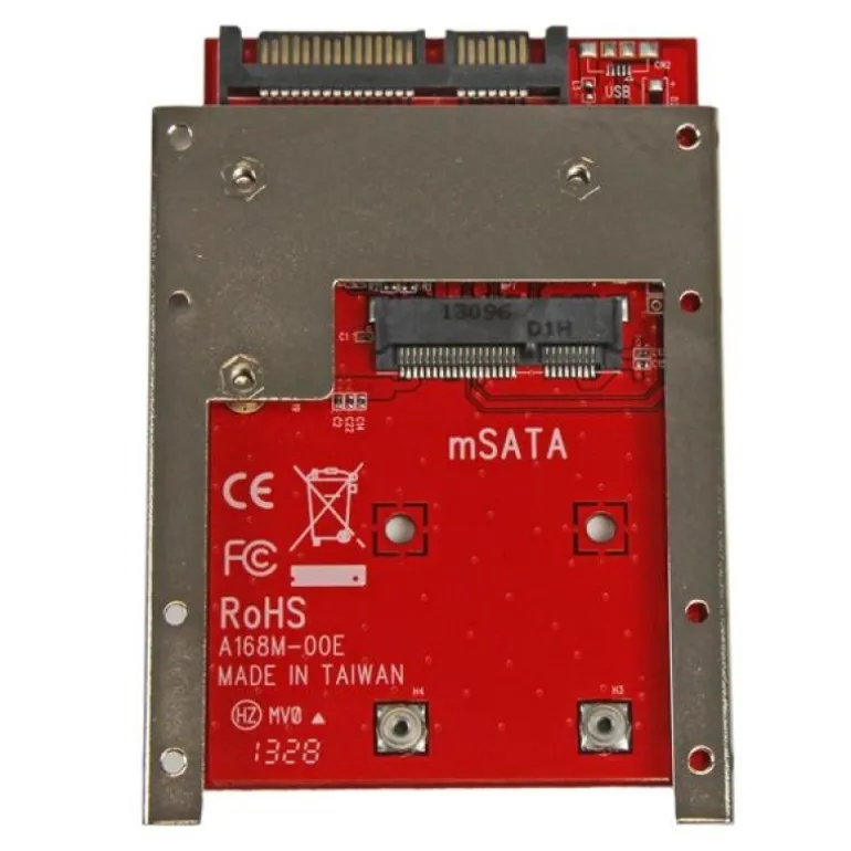 Startech Adaptador Conversor de SSD mSATA a SATA de 2.5" - Convertidor