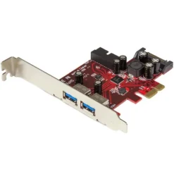 Startech Adaptador Tarjeta PCI Express 2 Puertos USB 3.0 - Adaptador PCI-Express
