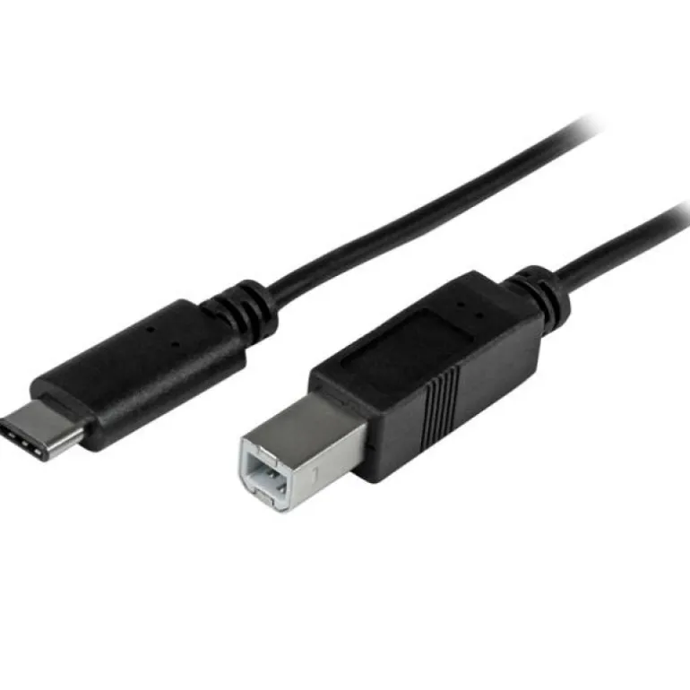 Startech Adaptador USB Type-C a USB-B Negro - Adaptador