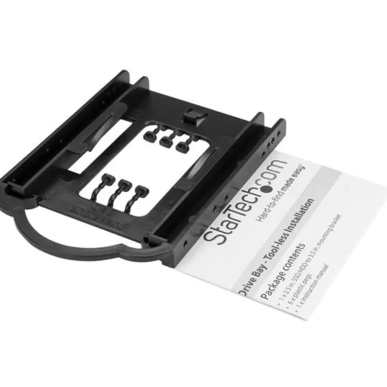 StarTech Bracket Montaje DD/SSD 2.5 Para Bahía de 3.5" - Adaptador Bahía