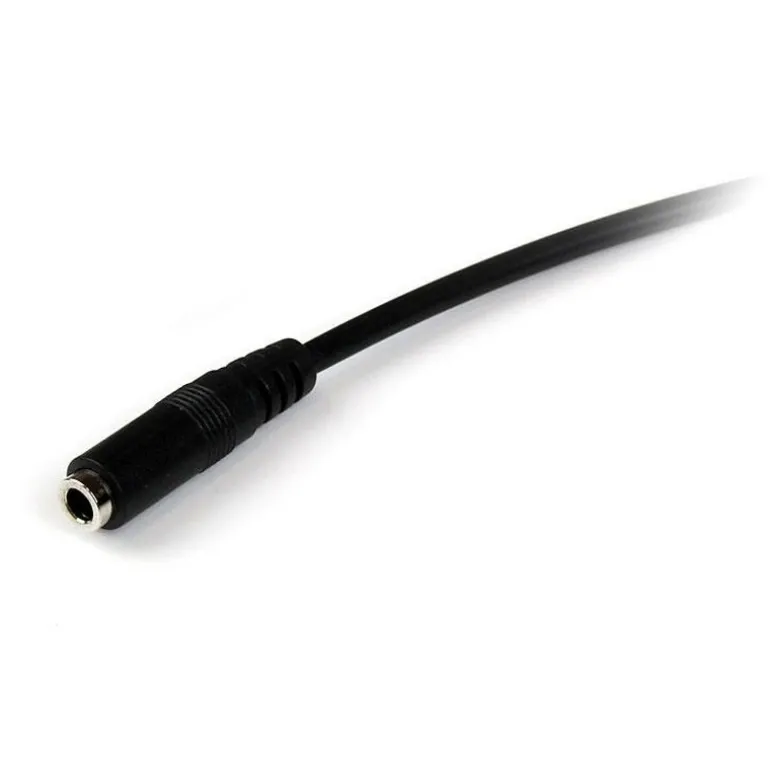 Startech Cable Alargador de Auriculares Minijack Macho/Hembra 1m - Cable Audio/Vídeo