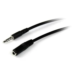 Startech Cable Alargador de Auriculares Minijack Macho/Hembra 2m - Cable Audio/Vídeo